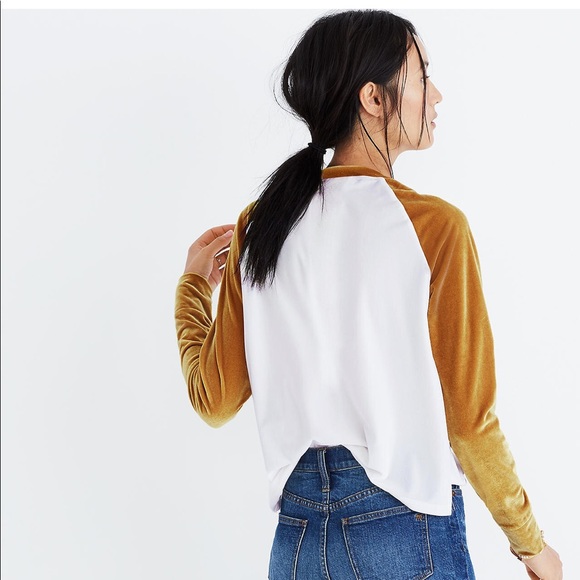 SOLD Velvet Baseball Tee - Picture 2 of 3